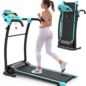 2-in-1 Foldable Walking Pad Treadmill with Handle – 2.5HP Motor, Heart Rate Sensor & 300LB Capacity for Home & Office