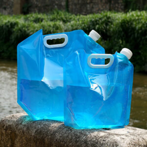 Foldable PVC Water Bag – Portable 5L/10L BPA-Free Camping & Hiking Water Container