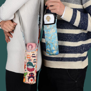 Custom Cartoon Neoprene Cup Cover – Elastic Insulated Sleeve for 550ml Bottles & Tumblers