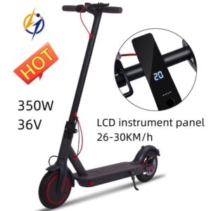 Smart Folding Electric Scooter – App-Controlled 350W Self-Balancing Mini Scooter with 30–35KM Range & Mobile Charging